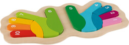 Playtive Drewniana zabawka edukacyjna Montessori, 1 szt. (Puzzle