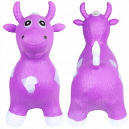 Skoczek do Skakania Krowa Różowa Muzyka Światło Odgłosy