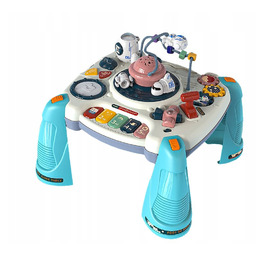 Edukacyjny Interaktywny Stolik Projektor Pianinko Zębatki Klocki Zielony