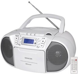 Sencor SPT 3907 W Radiomagnetofon z CD, BT