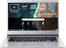 Acer Chromebook 514 CB514-1H-P9AS Notebook Portatile, Processore Intel