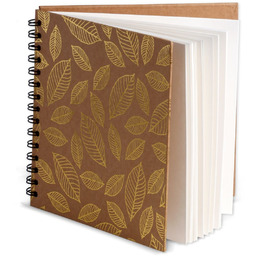 Album na spirali, złote liście, Happy Color