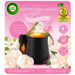 Air Wick Odświeżacz Powietrza Mgiełka Komplet Biała Peonia