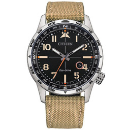Zegarek CITIZEN BM7550-10E. SOLAR QUARTZ, Kolor czarny. Mężczyzna.