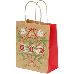 Talking Tables 8 x folklorystyczny zielony świąteczny papierowy