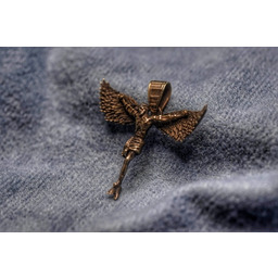 Pakamera Icarus-Christus - mały wisiorek na krawatce