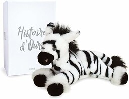 Historia Niedźwiedzia - Zebra Pluszowy - 25 cm