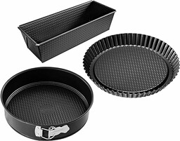 Zenker 3995 zestaw 3 form do pieczenia, stal