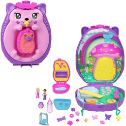Polly Pocket Kompaktowa torebka Rodzina jeżyków Zabawka 2