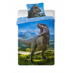 Komplet pościeli 160 x 200 cm Dinozaur
