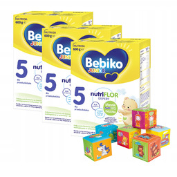 Bebiko Junior 5 Odżywcza formuła Zestaw 3x600g Gratis!