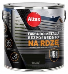 ALTAX Farba do metalu na rdzę 2,5L czarny