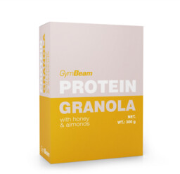 GymBeam Granola Proteinowa z Miodem i Migdałami 300
