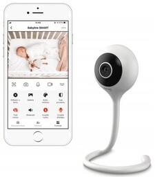 LIONELO Niania elektroniczna Babyline Smart