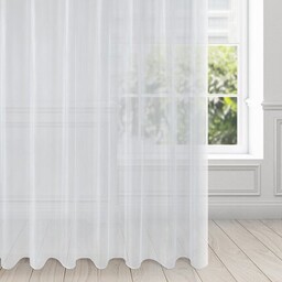 DESIGN 91 Firana ALEXA z gładkiej przezroczystej mikrosiateczki