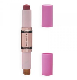 REVOLUTION Blush & Highlight Stick Róż i Rozświetlacz