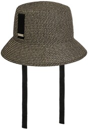 Kapelusz Słomkowy Sanova Bucket by Seeberger, czarny, One