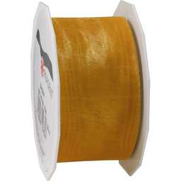 C.E. Pattberg Sheer Organza Ribbon, Sunny Yellow, 40