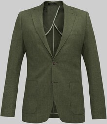 marynarka almese zielony slim fit