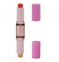 REVOLUTION Blush & Highlight Stick Róż i Rozświetlacz