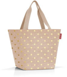 Torba SHOPPER M, metallic dots coffee, Reisenthel