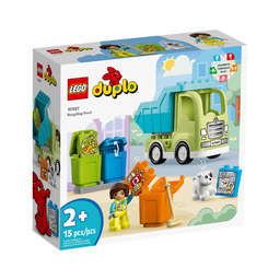 Nowe Lego Duplo 10987 Ciężarówka Recyklingowa Śmieciarka Wywrotka