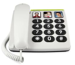 Telefon dla seniorów i osób niedosłyszących z fotoprzyciskami