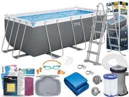 Basen Bestway 412x201x122 Ogrodowy Stelażowy 56456 14w1