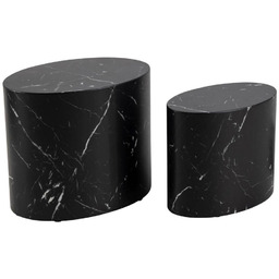 Zestaw stolików Mice black marble