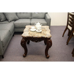 Stolik boczny VINTON klasyczny, stylizowany blat, 75 cm*