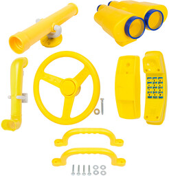ZESTAW 6w1 - kierownica, peryskop, teleskop, lornetka, telefon,