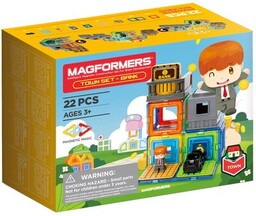 MAGFORMERS Klocki magnetyczne Town Set Bank 005-717009