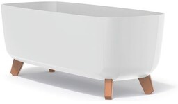 PROSPERPLAST Doniczka Gracia Case DGCL600-S449 19.5L Biały