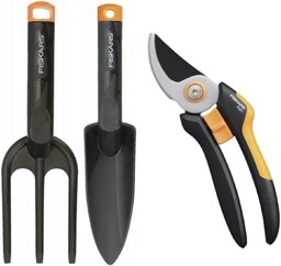 Narzędzia Ogrodnicze Zestaw Łopatka Widełki Sekator Solid 3