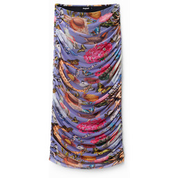 Dopasowana spódnica średniej długości z tiulu