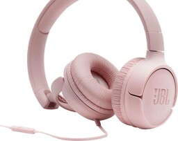 JBL Słuchawki Tune 500 (rożowe, nauszne, z wbudowanym