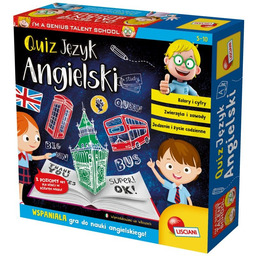Lisciani, I''m a Genius Quiz. język angielski. 48892