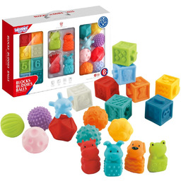 WOOPIE BABY Sensory Puzzles Squeeze Puzzle Sound Learning