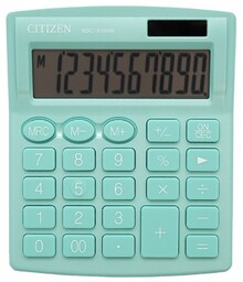 Kalkulator biurowy Citizen, SDC-810NRGRE, zielony