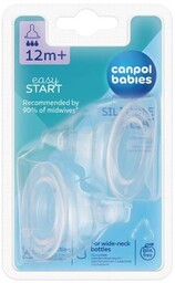 CANPOL BABIES EasyStart Smoczki silikon szybki do butelki