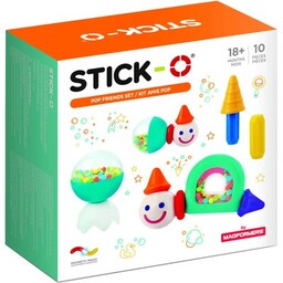 MAGFORMERS Klocki magnetyczne Stick-o Przyjaciele z grzechotkami 005-902008