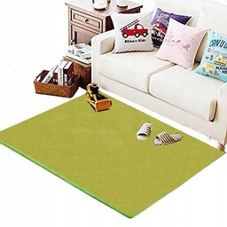 Dywan Zielony Bcf Canvas dla Dzieci Miękki 200x160