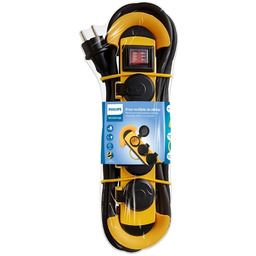 Przedłużacz sieciowy Philips listwa zasilająca 4 gniazda warsztatowa