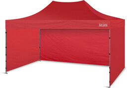 Namiot handlowy 450 x 300 cm czerwony