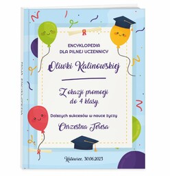 Encyklopedia z nadrukiem dla dziewczynki od matki chrzestnej