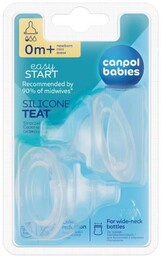 CANPOL BABIES EasyStart Smoczki silikon mini szybki