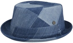 Kapelusz Tekstylny Prendick Pork Pie by Lierys, denim,