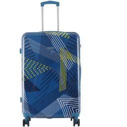 Walizka podróżna z ABS-u 28'' - niebieska Semi