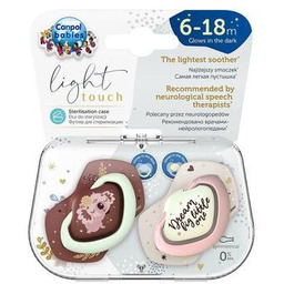 CANPOL BABIES Smoczek silikonowy symetryczny 6-18m SLEEPY KOALA