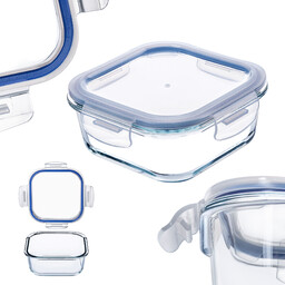 Szklany pojemnik na żywność Athie 520ml kwadratowy